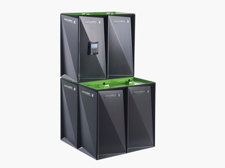 Even if it gets really hot, the Greenrock power storage can neither burn nor explode. - © Bluesky

