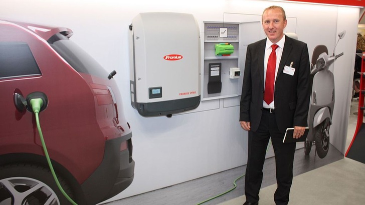 Fronius cooperates with Loxone to integrate the charging stations for electric vehicles into self-consumption. - © HS
