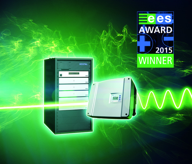 Last year the Piko BA Li has won the EES Award for solar storage systems. - © Kostal Solar Electric
