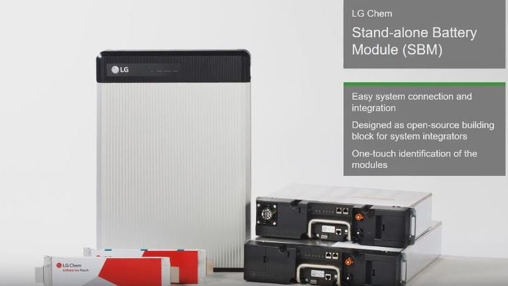The SBM is a multi-purpose energy storage system with high energy density. - © LG Chem
