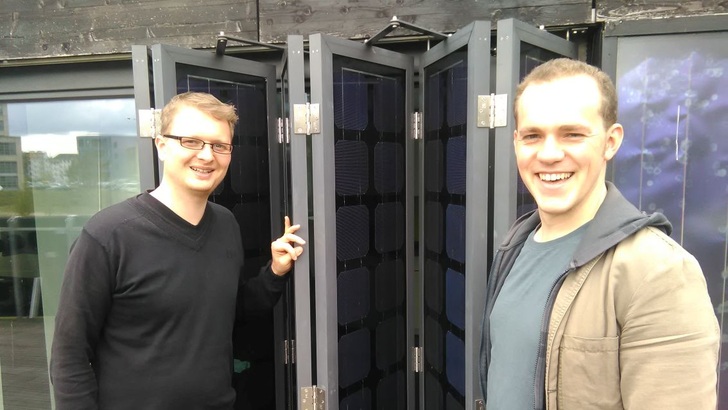 Tjarko Tjaden (left) and Johannes Weniger from Berlin have analysed the partial load conditions of home storage operations. - © HS
