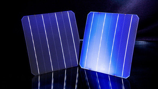 With these PERC cells with an efficiency of 22.17 percent, Longi Solar has opened the competition for the efficiency of monocrystalline solar cells this year. The world record meanwhile is 22.78 percent. - © Longi Solar
