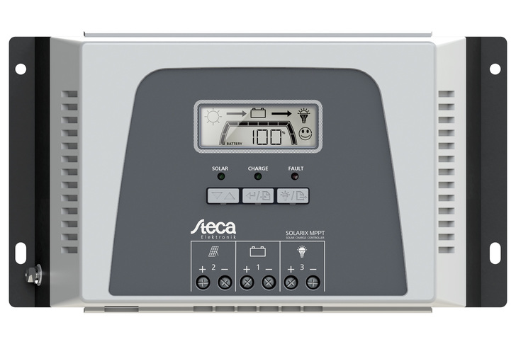 DC power consumers can be directly connected to the controller and controlled by it. - © Steca
