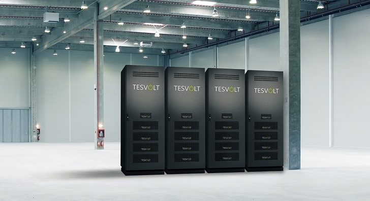 TS HV 70 battery storage system of Tesvolt. - © Tesvolt

