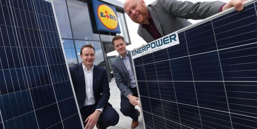 Enerpower cooperates with Lidl Ireland in the field of rooftop solar.