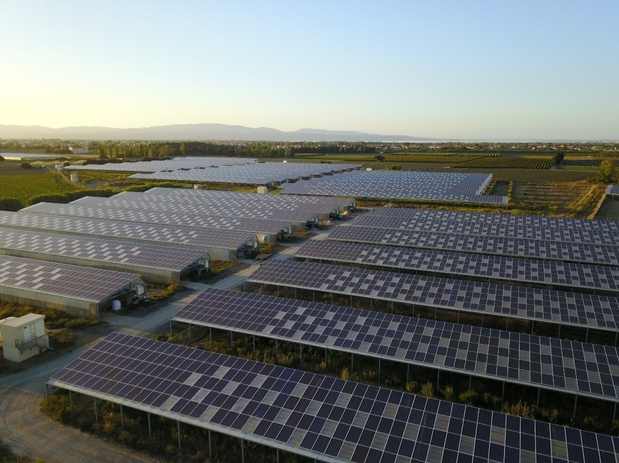 Agri-PV greenhouses.