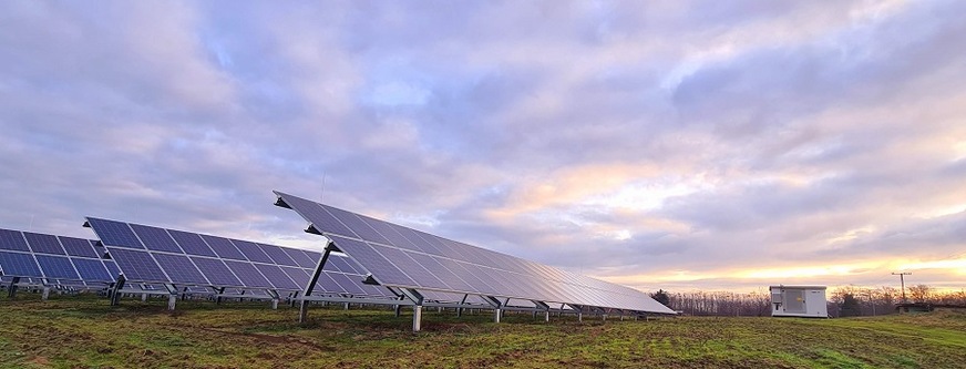 Solar park in Hungary.