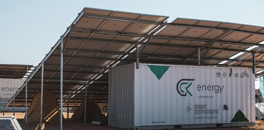 Sahara off-grid solution of Saudi Arabian based Desert Technologies.