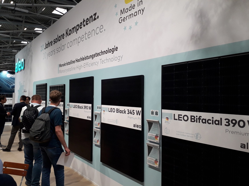 Aleo Solar from Prenzlau in Germany has expanded its factory, as well as the variety of its modules.