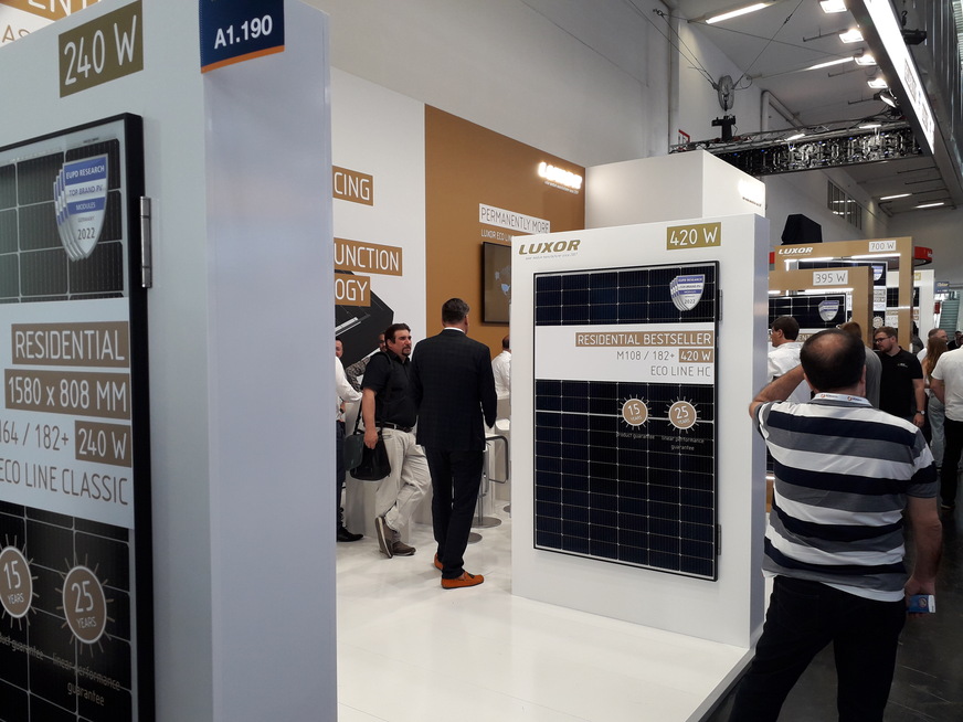 Luxor Solar brought new solar modules to serve the industry's hunger for power.