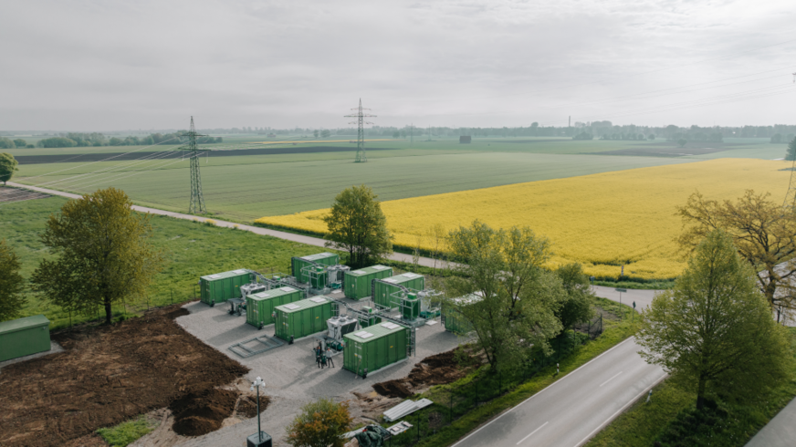 Large-scale battery energy storage project of Kyon Energy in Germany.