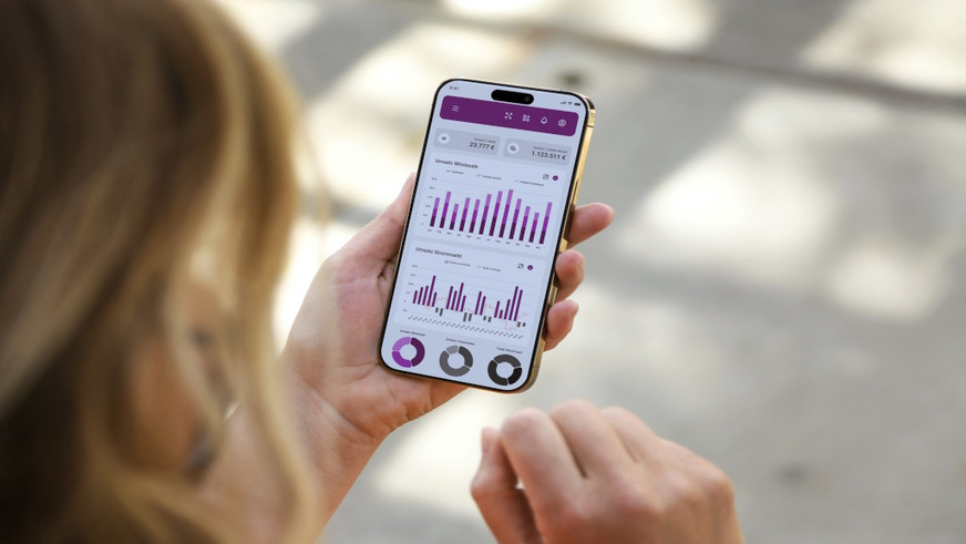 Customers can track trading transactions and revenues transparently at any time via the Tesvolt Energy online portal.