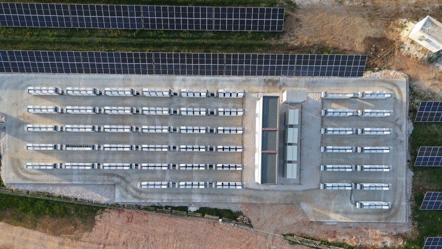 A birds-eye view of the project near the Bulgarian Black Sea coast.