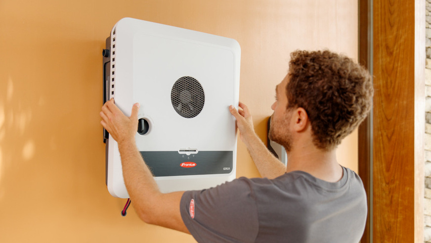 Installing an inverter at a site where connectivity meets quiet concern