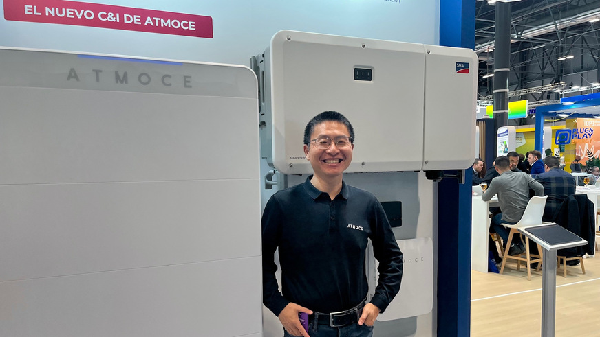 Atmoce are presenting their new C&I storage system for the first time