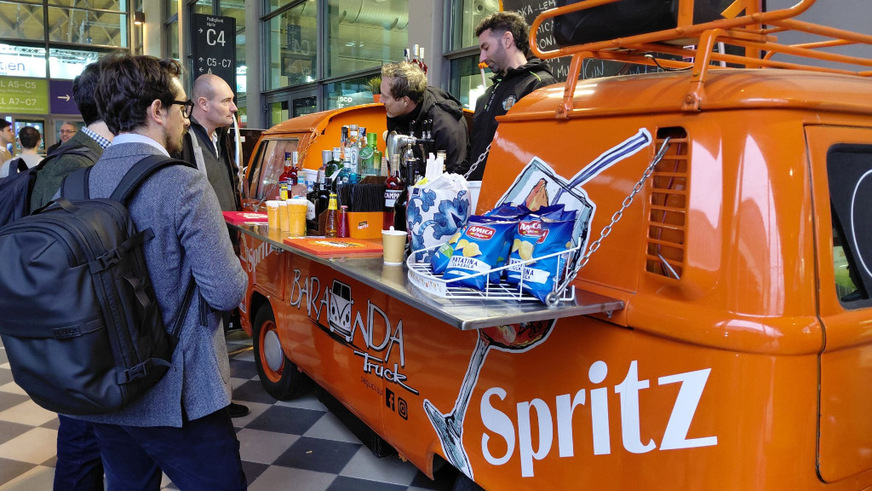 Also popular at KEY: delicious refreshments and striking design