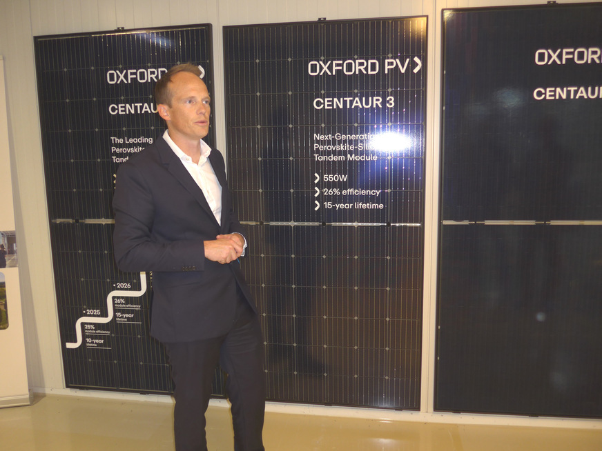 Ed Crossland outlines Oxford PV's product roadmap and the Centaur 3, launching later this year