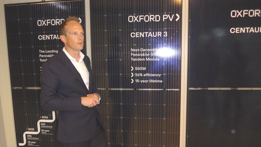 Ed Crossland outlines Oxford PV's product roadmap and the Centaur 3, launching later this year