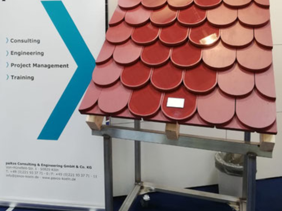 First functional solar roof tile pv Europe