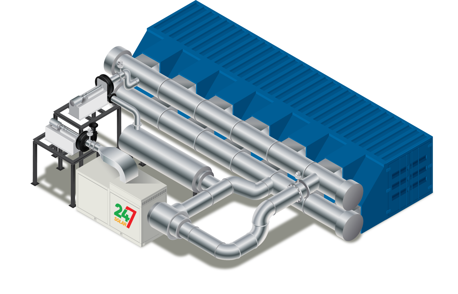 Thermal storage New thermal battery and solar tech help mining