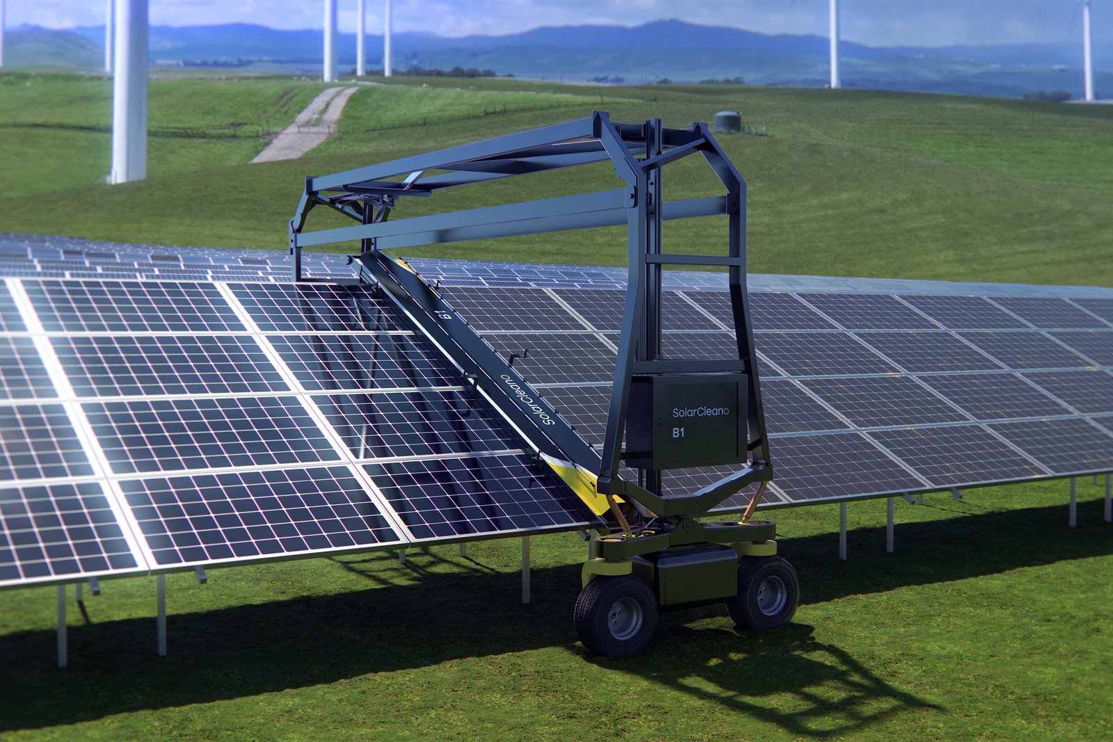 Maintenance An autonomous cleaning robot for solar panels