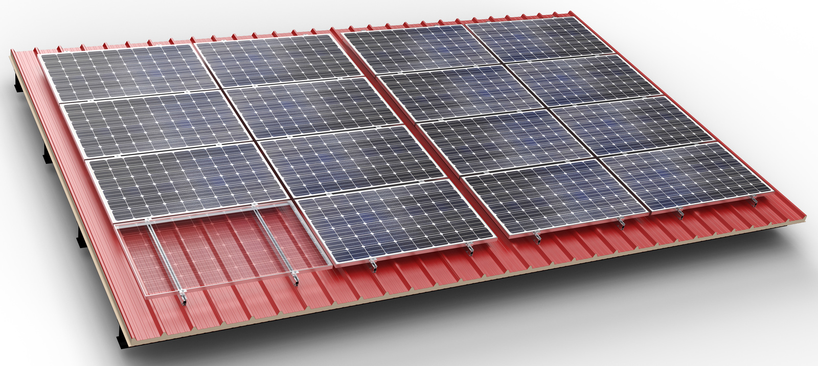 Trapezoidal sheet metal roofs: - Aerocompact launches new long rail