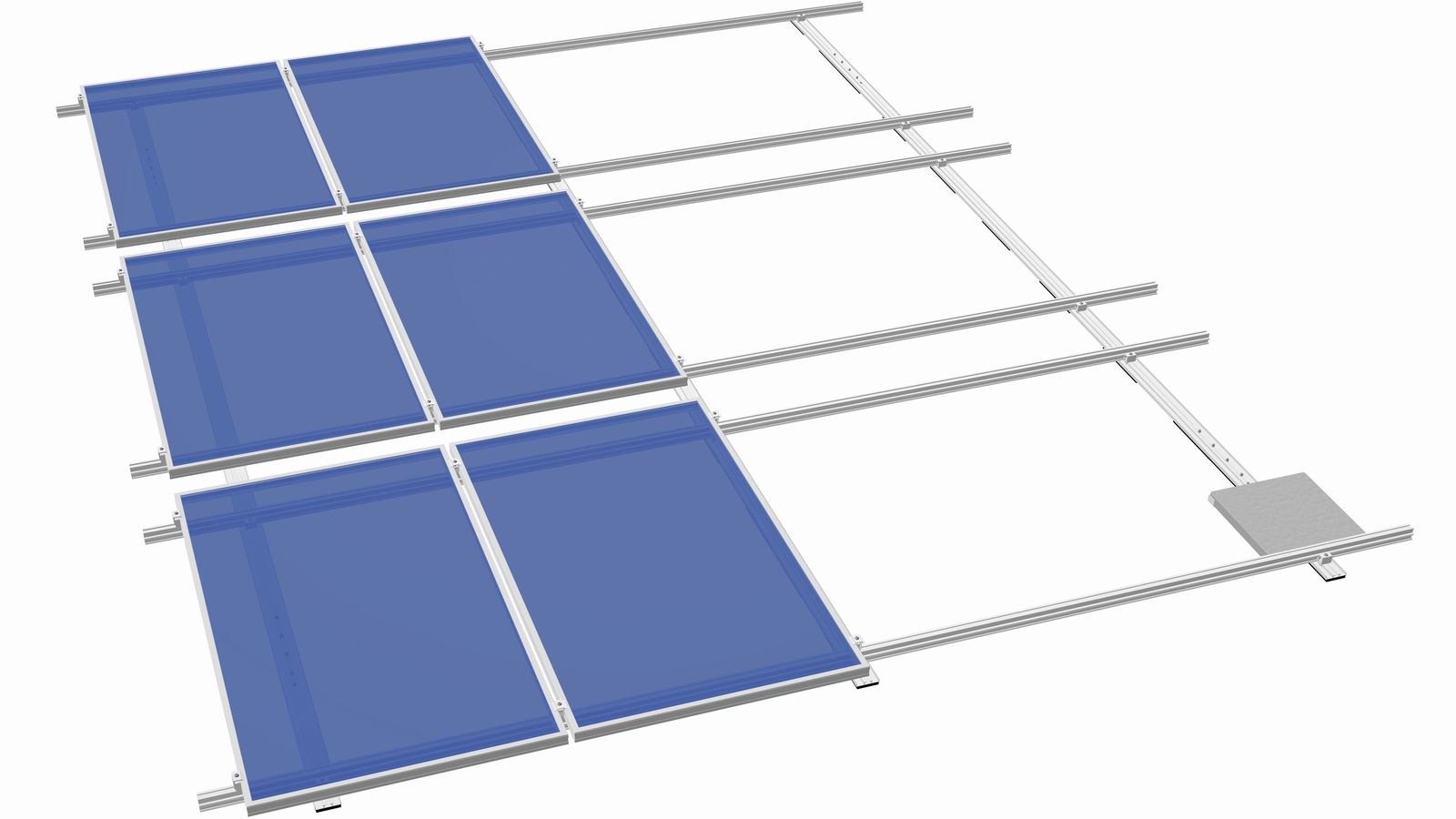 SFlex developed a lowballast pitched roof system for