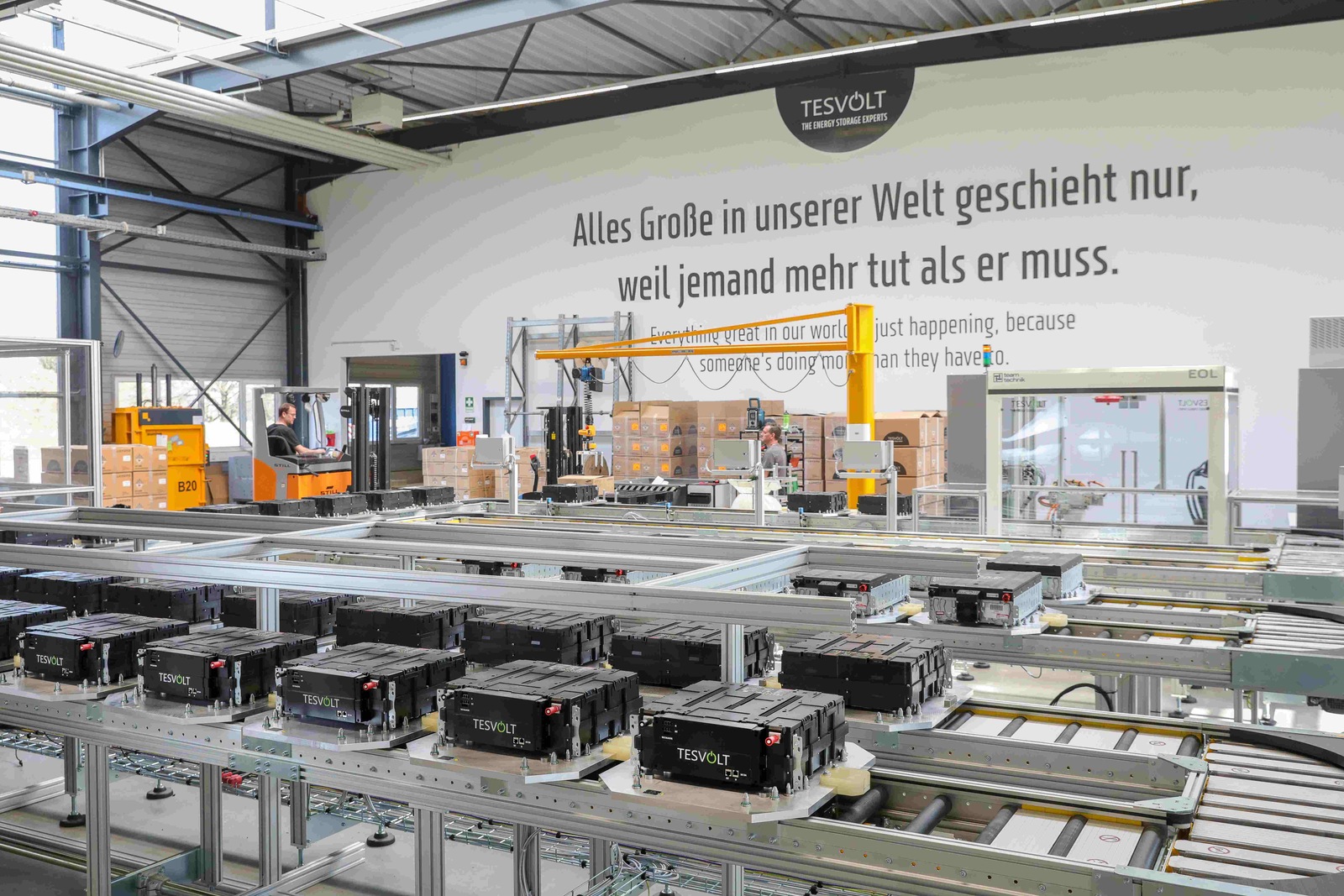 Production starts in Europe’s first gigafactory for energy storage systems