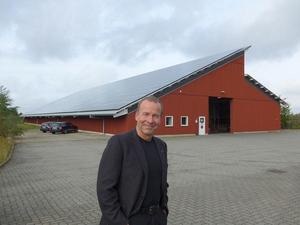 Kai Lippert in front of one his warehouses in Handewitt, close to the Danish border.
