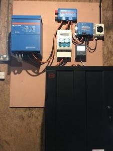 Energy storage solution with BYD Battery Box at the Sunrise Farm in Ireland.