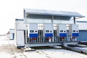 Outdoor installation of the inverters