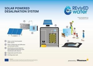 Comic Revived water desalination system. - © Phaesun
