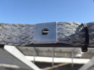 Impressive quality of installation details, as for the grounding.