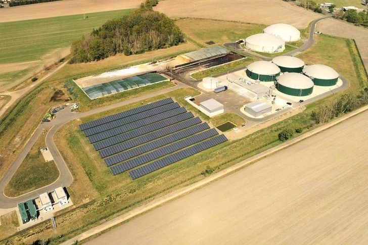 Biogas meets solar energy
