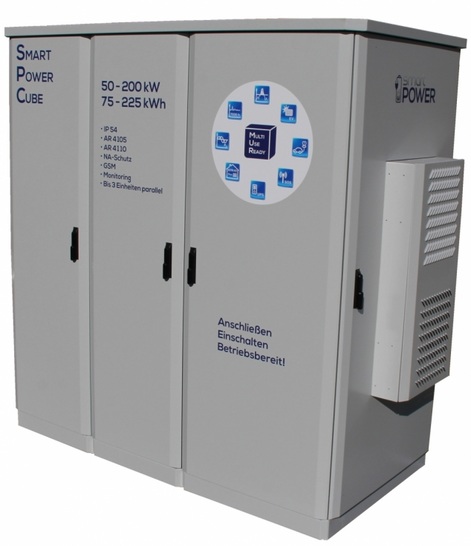 The compact design and other design features allow the system to be installed outdoors.
