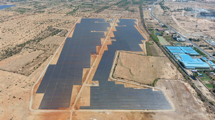 The giant solar plant will produce the amount of electricity consumed by about 40,500 average Vietnamese households. - © Sharp
