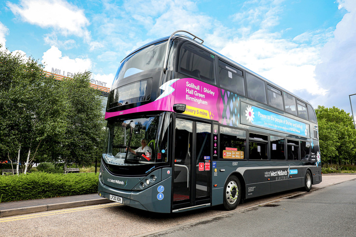 Following the decision to never buy another diesel bus, these 29 double-deckers are a good start for National Express. - © Shaun Fellows / Shine Pix ltd
