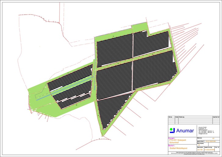 The 100-megwatt project is being realised on an area of around 150 hectares in several sub-projects financed by PPAs and EEG funding. - © Anumar GmbH
