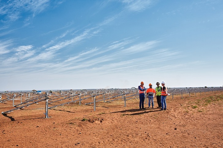 Lapp cables defy the harshest of conditions and therefore help in the construction of the most state-of-the-art solar units in Africa according to the company. - © Lapp
