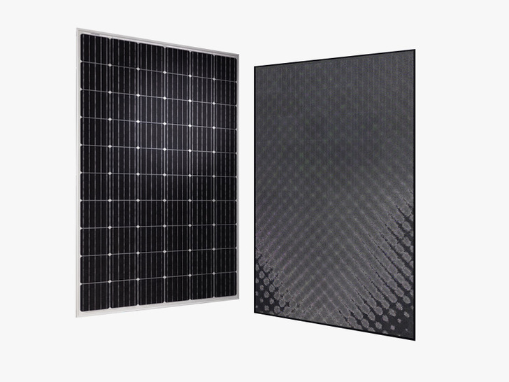 Both the regular Eco Line M60 Non-Reflect and its glass-glass variant are fit with a front glass that has anti-glare properties. - © Luxor Solar
