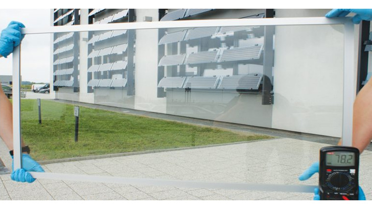 The transparency of the solar glass with nanocrystalline semiconductor dots can be adjusted according to the customer's demand.