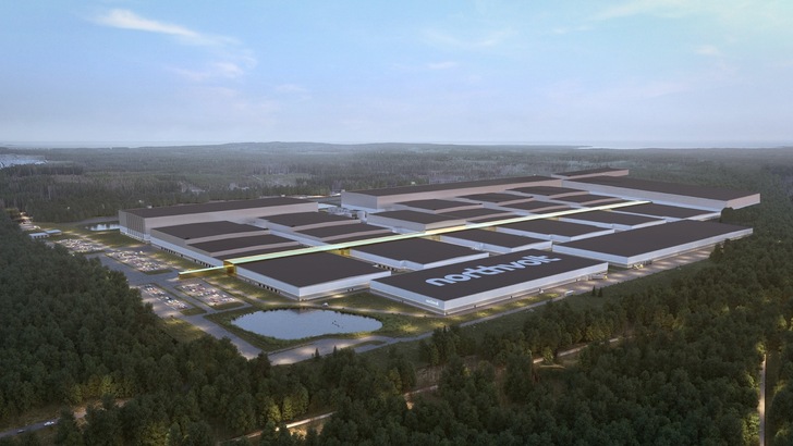 Northvolt realises a new Li-Ion battery manufacturing plant in North Sweden. - © Northvolt
