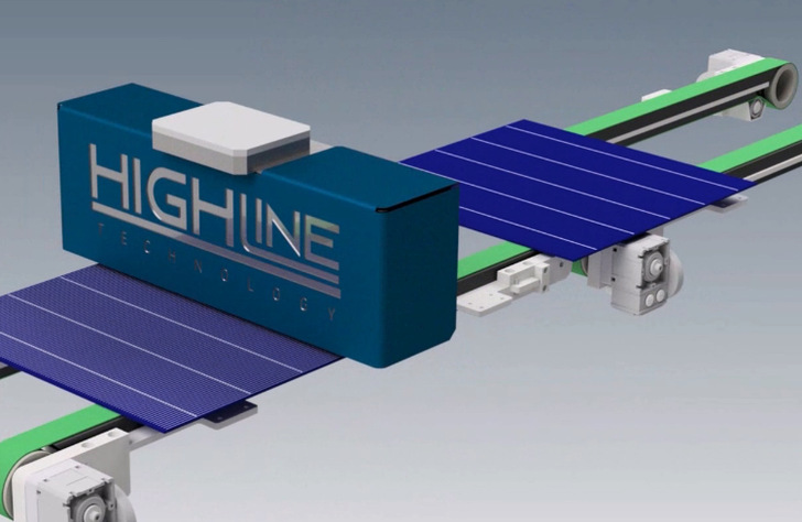 The contactless process promises a lower reject rate when using thinner silicon wafers, and the inline printing process will in the long run significantly increase the throughput as compared to the conventional screen printing process used by industry today.