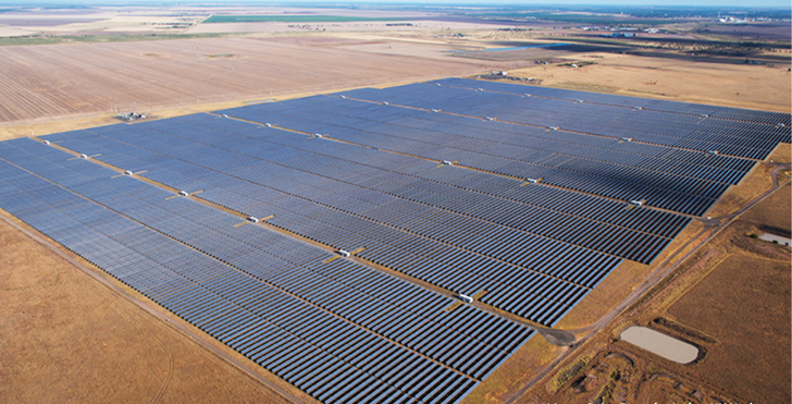 The 70-megawatt Moree solar park in New South Wales in Australia. - © Nextracker
