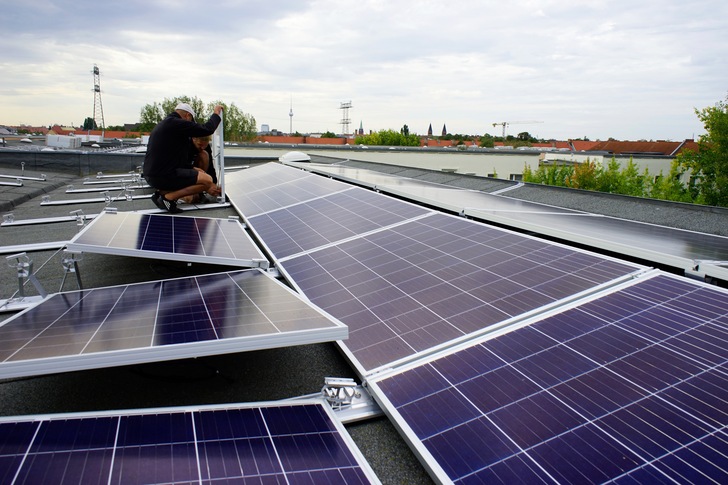 Solar tenant power project in Berlin. - © Gesobau
