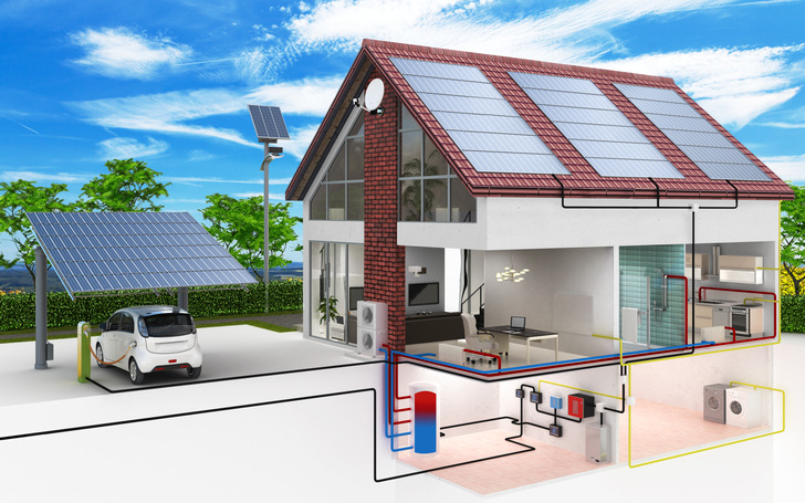 In PV*SOL premium 2021, solar thermal systems with heat pumps or heating rods can also be calculated.