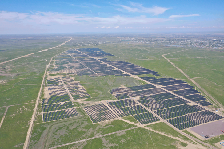 PV plant "M-KAT" in the Zhambyl region of Kazakhstan.