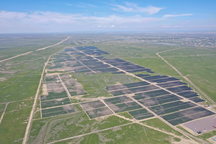 PV plant "M-KAT" in the Zhambyl region of Kazakhstan. - © Sungrow
