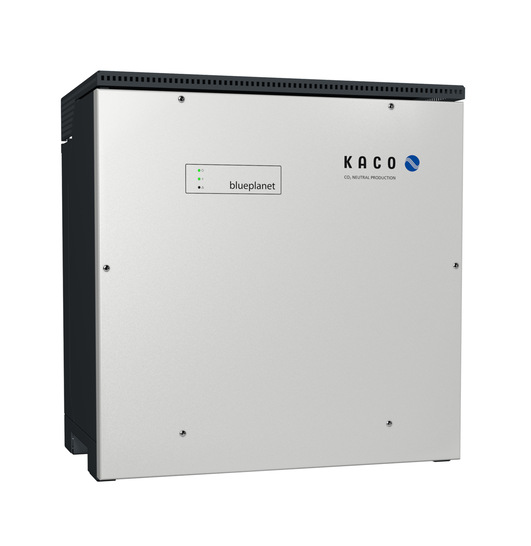With the blueplanet 105 TL3 silicon carbide inverter from KACO new energy companies save money when building commercial and industrial solar PV systems.