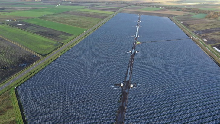 About 110,000 solar panels have been installed on 40 hectares of land. - © Chint Solar
